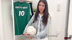 Offered A Cute Chick To Become A Football Player 25 Min