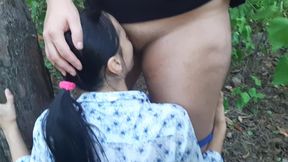 I licked my girlfriend's pussy in the woods - Lesbian_illusion