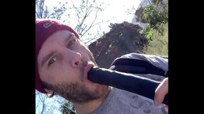 Gay Men Enjoy Steamy Outdoor Dildo Play In Nature