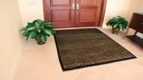 Pretty Brunette Latina Samira Licks A Hard Pole Then Gets Fucked