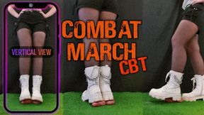 Combat Girl Marching on Your Cock and Balls in White Ankle Boots (Trampling Version) - Tamystarly - Cock Balls Crush Trample, CBT, Bootjob, Trampling, Shoejob, Stomping