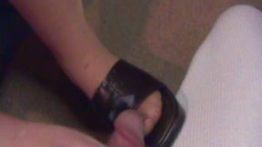 Handjob Cum on Shoe