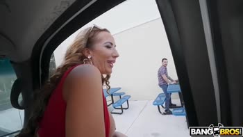 Richelle Ryan Seduces Random Guys on the Bus for a Wild Ride