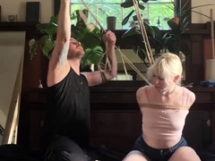 slut his tall blonde fetish flashing ass on live webcam