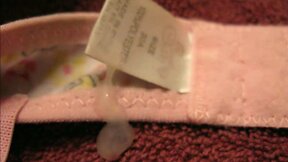 Cum on Little Butterfly Bra