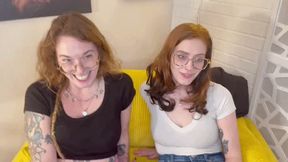 New Roommates - BABZ & CHERRY make you suck their straps HIDEF