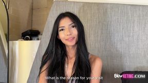 18yo neighbor very nervous but she swallows all my cum