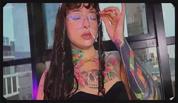 Nerdy Brunette with Glasses Sneezing Fetish Fun