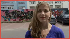 Cheating wife Veronika gets fucked hard at Czech train station