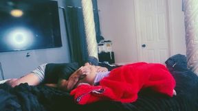 Using all my air to sniff her ass