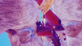 Furry Anime Mom Gets Roughed Up in Group Sex with Giant Tool Lovers