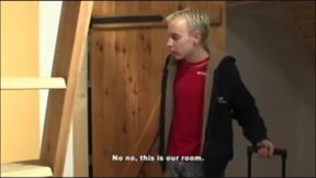 blond teenage Motel Apartment Blend Up