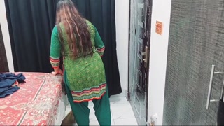 Maid Fantasy Fullfilled With Dirty Talks in Hindi