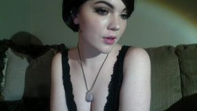 Brunette Girl Just Sitting