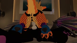 Female Nardoragon Rides big wicker cock