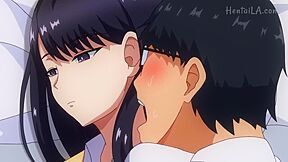 He gives a cunnilingus to a beautiful girl in his class, thrusts into her raw, and cums inside her.