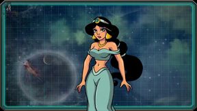 Hermione Teases Princess Jasmine With Big Dick ASMR Training In Akabur's Hentai Game