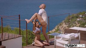 TUSHY Hot Student Has First Anal For Cash