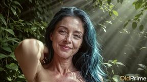 experienced granny with big tits straddled my dick as if she were 20 years old [ai]
