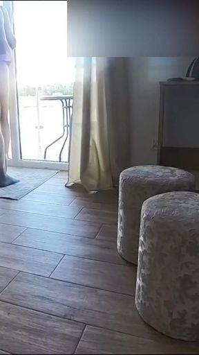 Cuckold Husband Watched Us From the Window   Clip 1