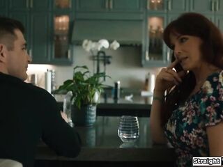 Christian mother i'd like to fuck Syren Demer discovered out her God fearing student watched porn.The older large melons redhead makes a decision to show him real sex and bangs him