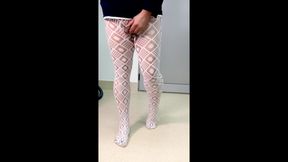 Pantyhose White Masturbation Verry Sexy