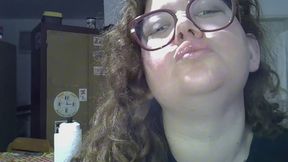 a webcam show full of SNOT
