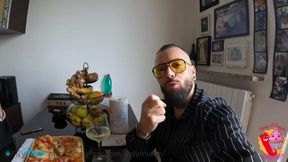 Tattooed Italian Siren squirts and gets fucked in her natural big tits