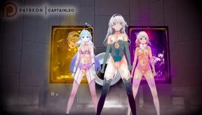 Anime Fantasy Bartending Adventure with a Seductive MILF in a Dreamscape