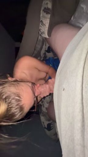 Babysitter Milking Cock (cumshot)