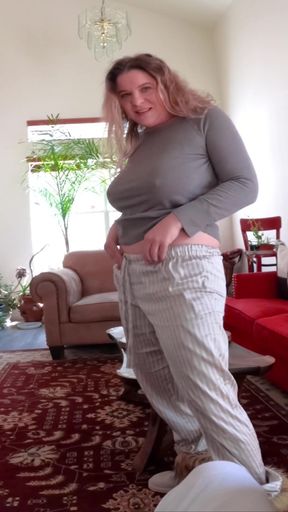 MILF with big natural tits bouncing fucked by stepson   Clip 1
