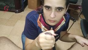 mamando ate sair leite quentinho - sailor girl hotwife