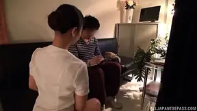Japanese Cutie Provides Sensual Massage Before Hot Sex Action