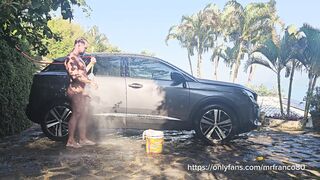 Bare truck wash