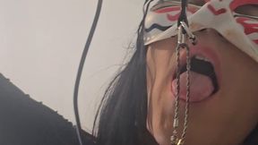 I swallow a piece of belt and my bracel =]