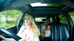Raunchy Teens in the Backseat - Angel Wicky, Jimena Lago in Brazzers HD XXX Video
