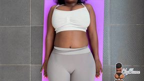 [homemade soft porn] big ass ebony step sis yoga work out session is sexually interrupted