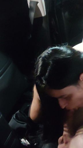 Hot wife sucking her cuckold while the uber with a big dick fucks her ass mercilessly   Clip 1