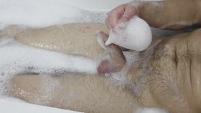 Evening Bath always Ends up the same - Huge Masturbation and Massive Cum