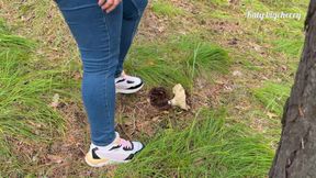 Stepmom Caught Stepson Masturbating While Hiking in the Woods