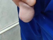 To pee on a public toilet.