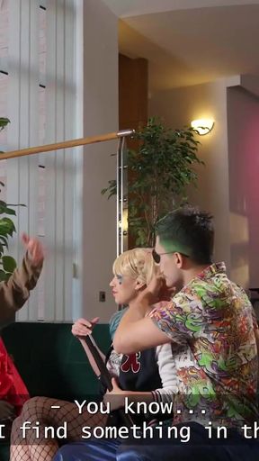 DADDY4K. Harley Quinn fucks after a night out   Clip 1