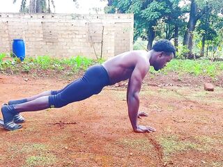 YOUNG BLACK's raw cum squirt blasts into cum dump