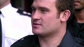 Daddy Bombeiros Get a Testicular Exam by Amateur Medic