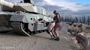 russian futa comando anal fuckin ukrainian pov in warzone frontlines - sassycomics