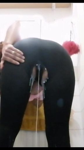 Torn Panty Full of Cream