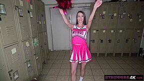Stripping Cheerleader - Summer Renee