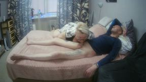 Stepmom Barely Swallowed All the Cum After a Deep Blowjob