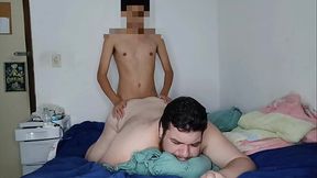 Novinho goza dentro do Gordo v&aacute_rias vezes sem parar (COMPLETO)