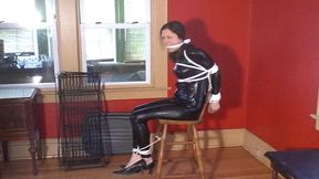 MP4 Format burglar caught tied and gagged MP4 Format